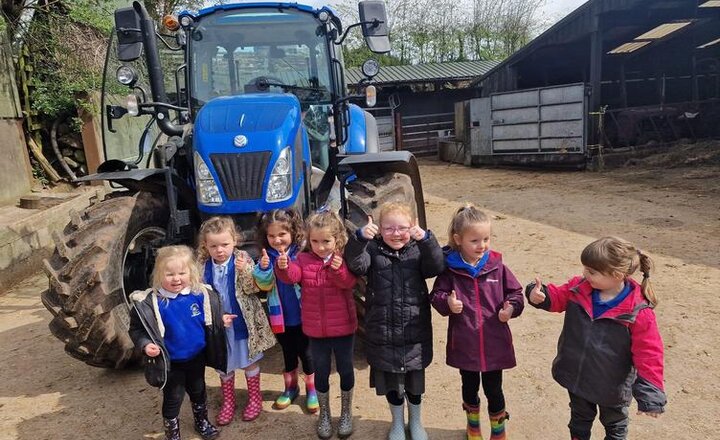 Image of EYFS trip to the farm