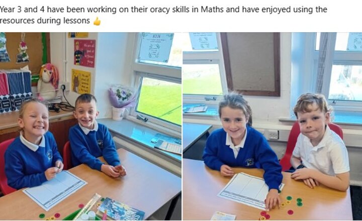 Image of Oracy skills in maths.