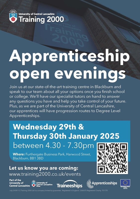 Image of Training 2000 Apprenticeship Open Evening