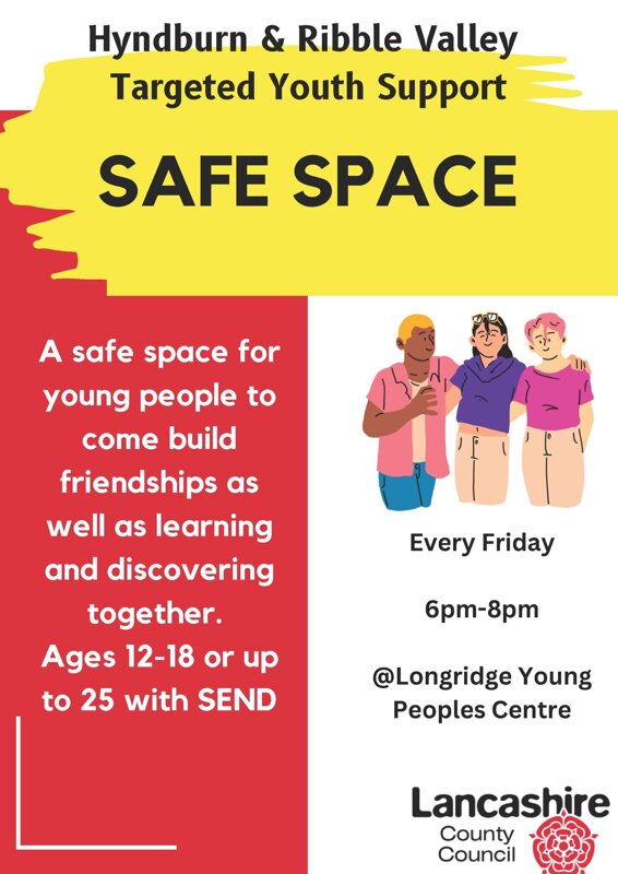 Image of Hyndburn & Ribble Valley Targeted Youth Support "Safe Space"