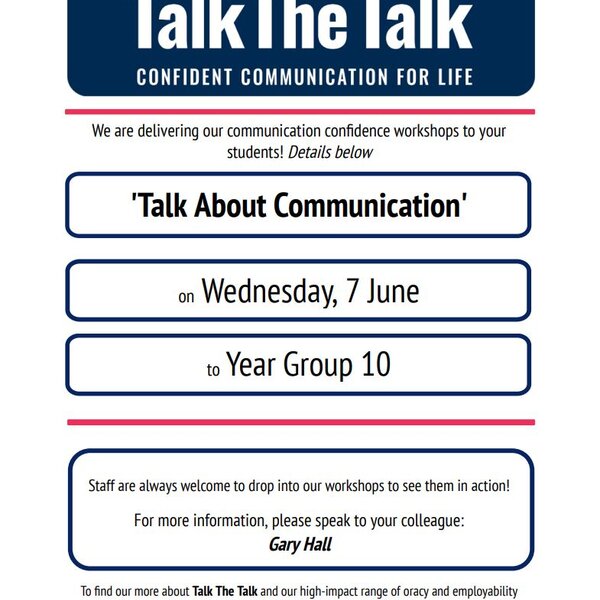 Image of Talking About Communication at St Cecilia's RC High School