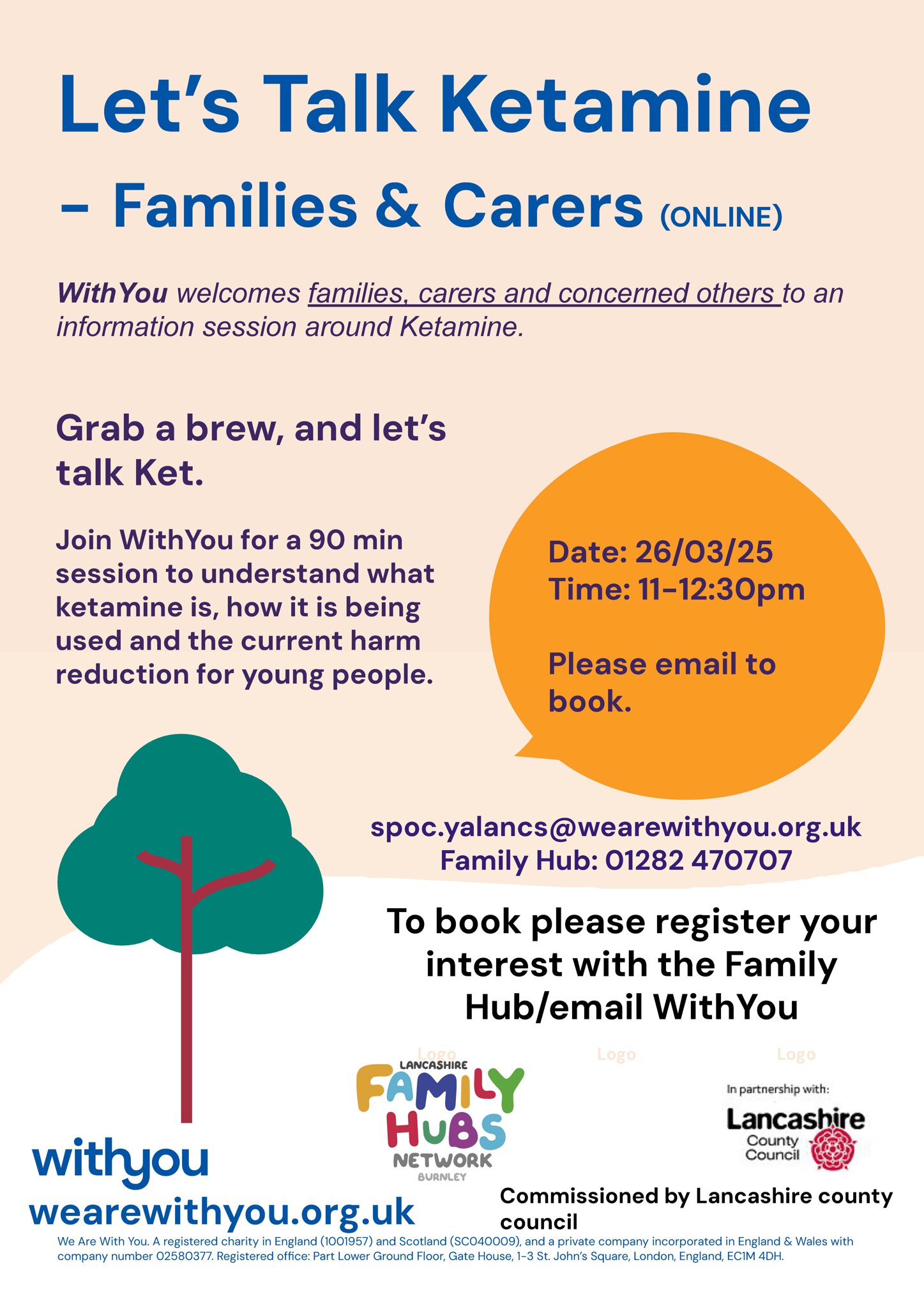 Image of Let's Talk Ketamine Session for Parents and Carers