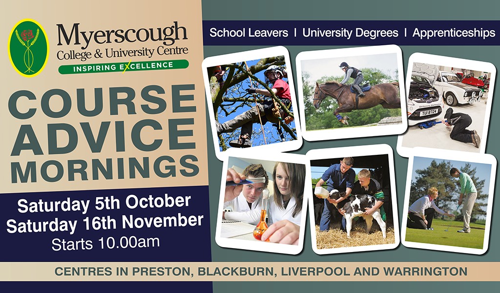 Image of Myerscough College Advice Morning Social Media Graphics