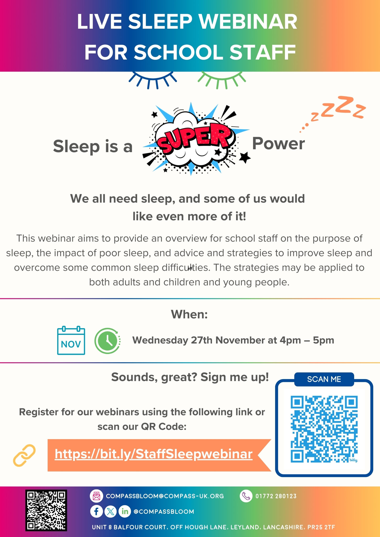 Image of Sleep Webinar November 2024