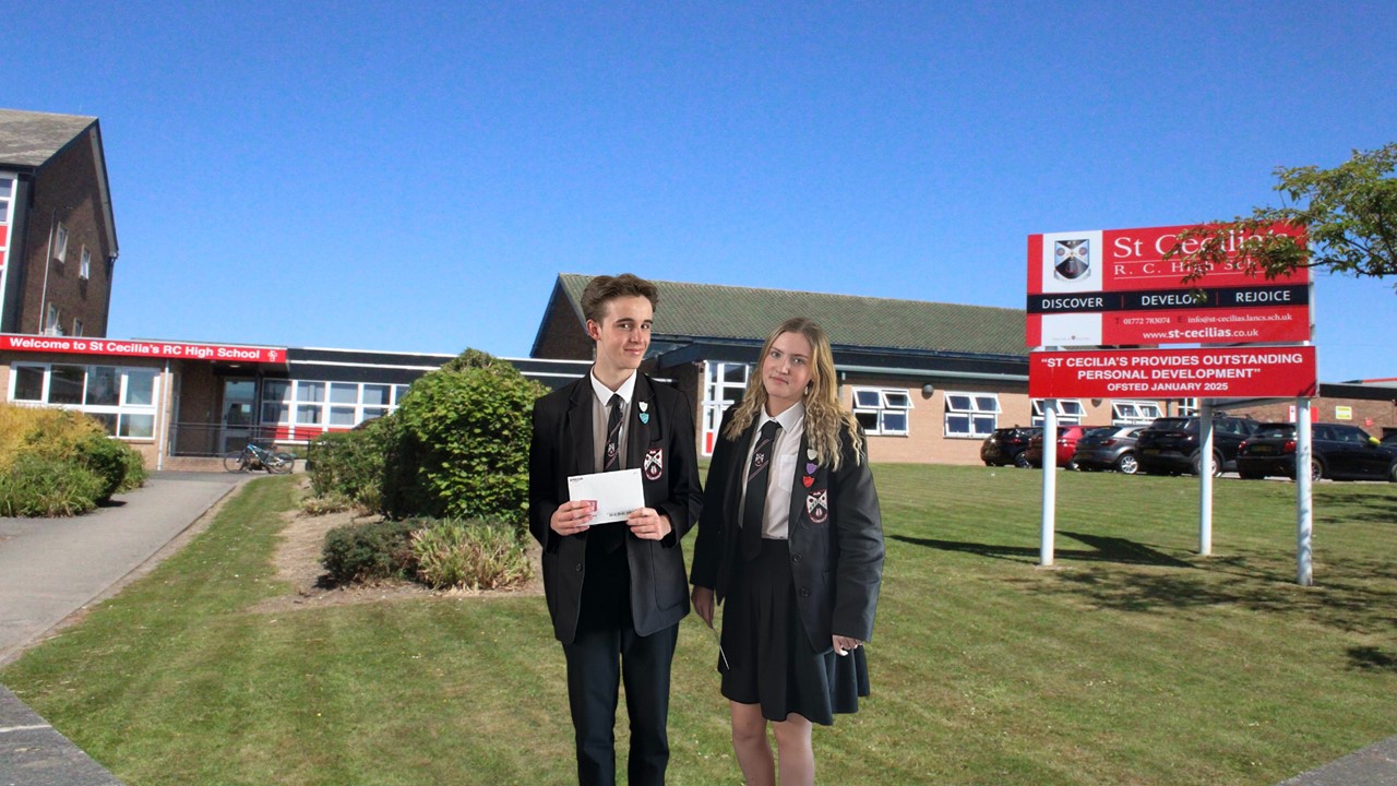 Image of Head Boy & Head Girl Leavers Mass Speech