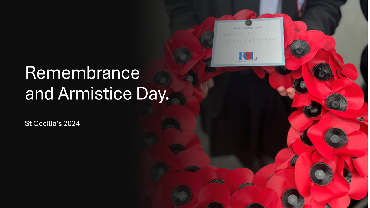 Image of Remembrance and Armistice Day - St Cecilia’s 2024