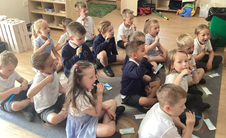 Image of Class 1 Learn About the Importance of Good Dental Hygiene