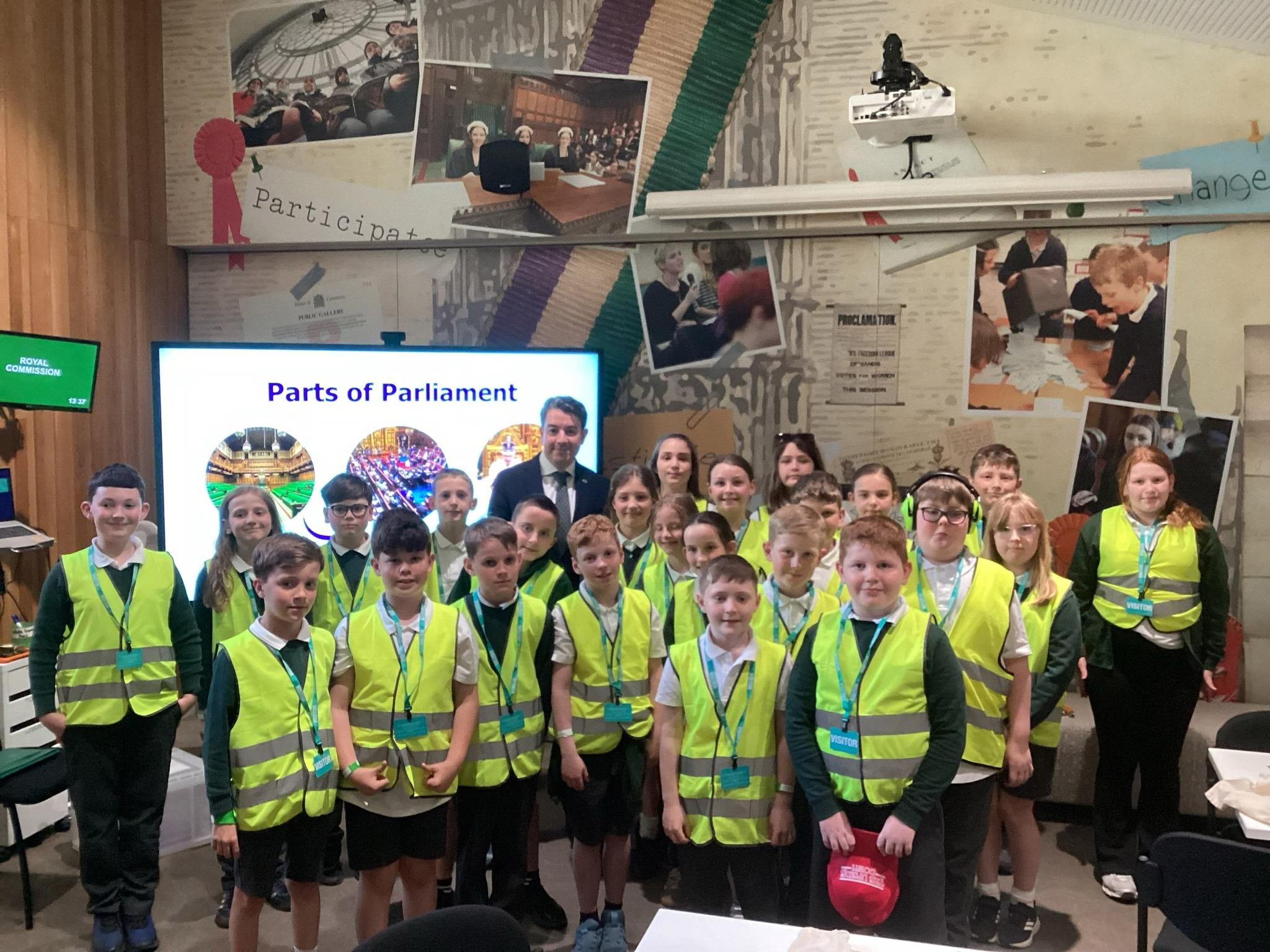 St Charles Houses of Parliament Visit