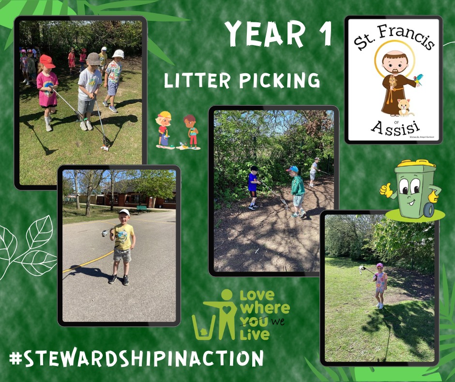  litter‑picking activity as part of the Year of St Francis of Assisi