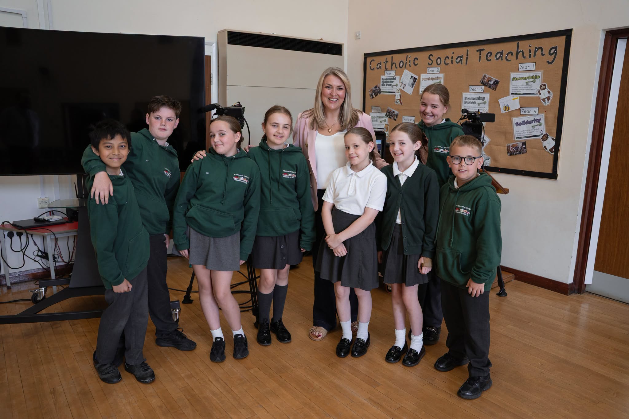 Sara Davies at St Charles School, Spennymoor