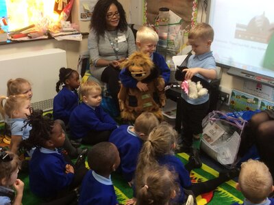 Image of Nursery library visit