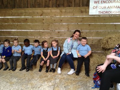 Image of Nursery visit to Smithalls Farm- pets corner