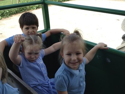 Image of Nursery visit to Smithalls Farm- tractor ride