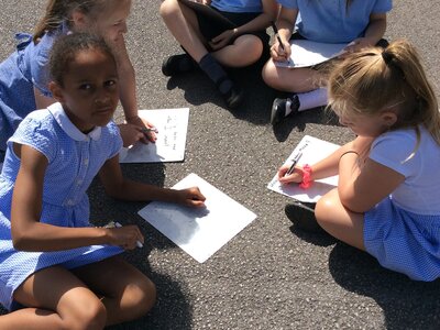 Image of Year 3 Science outdoor Learning