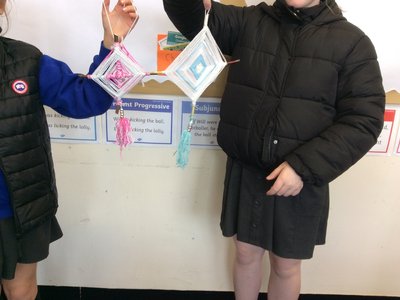 Image of 6S Forest School dream catchers