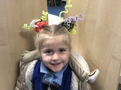 Image of Nursery charity hair day 2020