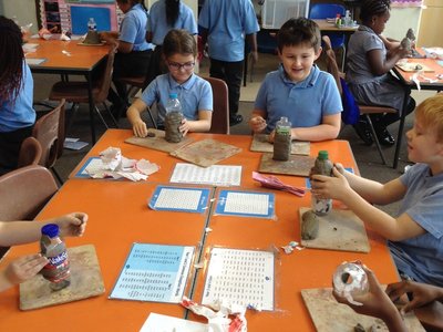 Image of Y3 Making volcanoes