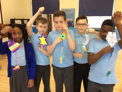 Image of 6N created Baptism Dream Catchers