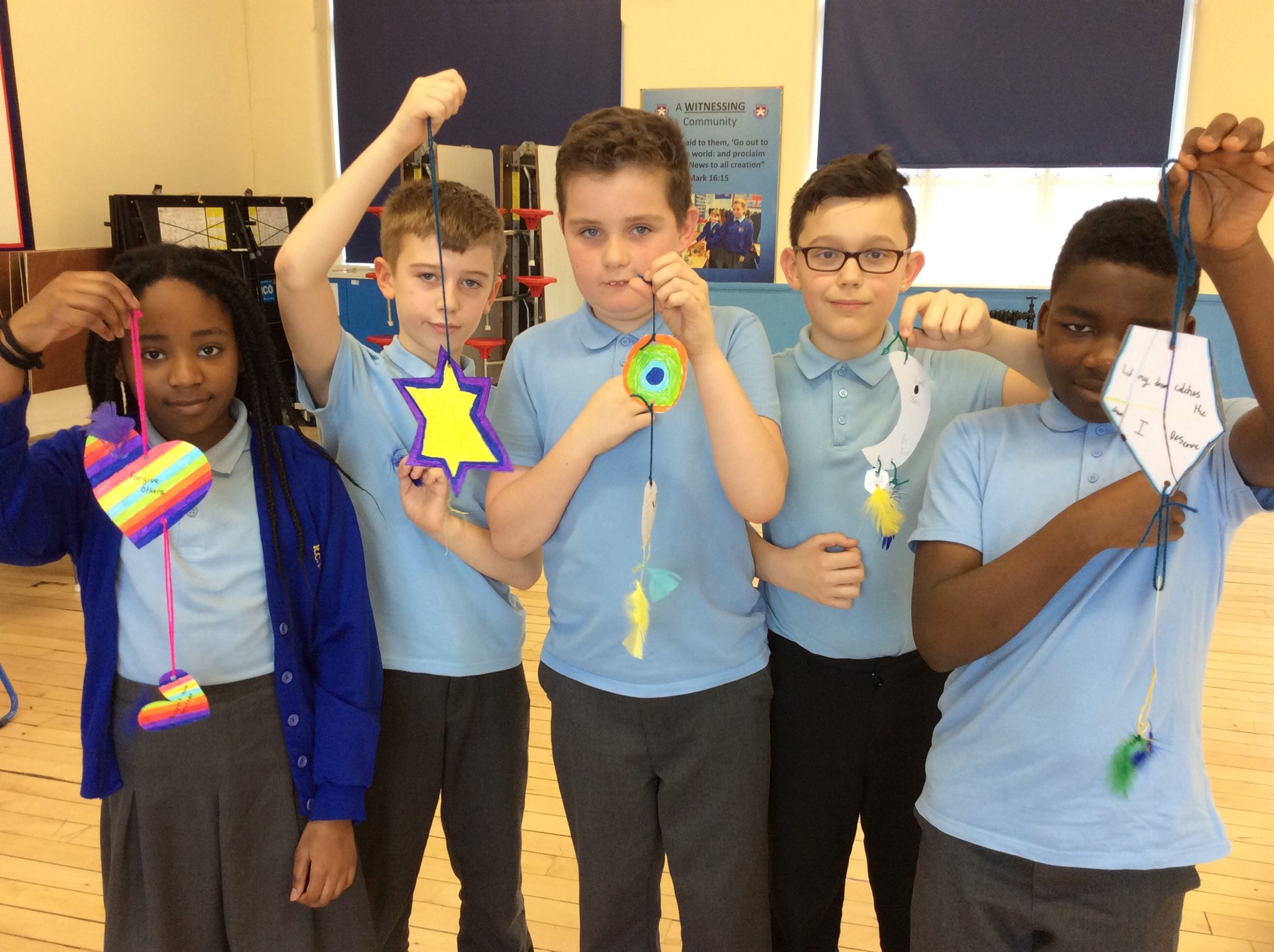 Image of 6N created Baptism Dream Catchers