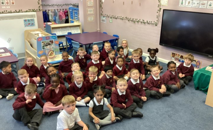 St Cuthbert's Reception pupils have a warm welcome to their new 2026 class!