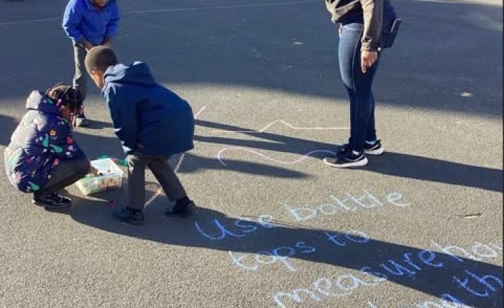 Exciting parent and child Play Outdoors session with engaging activities for families at St Cuthbert's