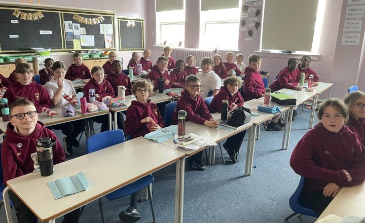 St Cuthbert's Year 6 pupils after their hard work in their SATs!