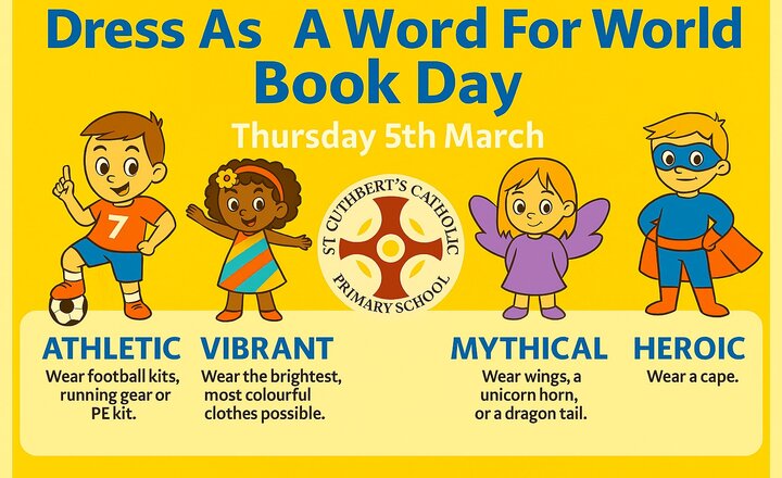 World Book Day at St. Cuthbert's, Crook