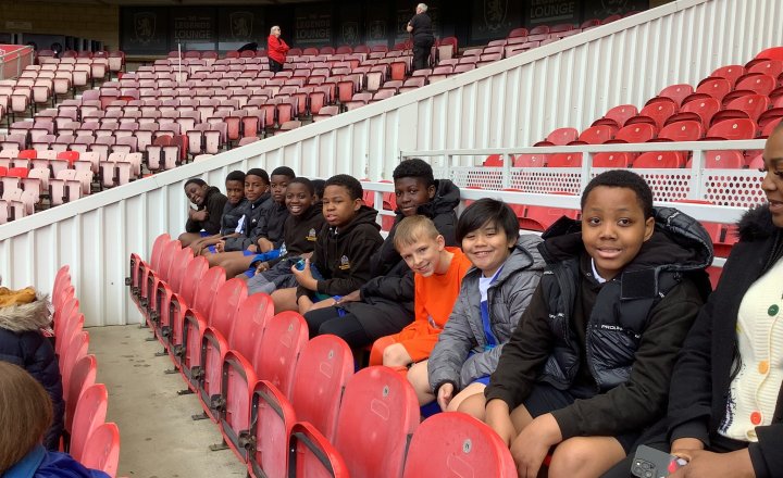 St Cuthbert's Catholic Primary School in Stockton at the Riverside Stadium