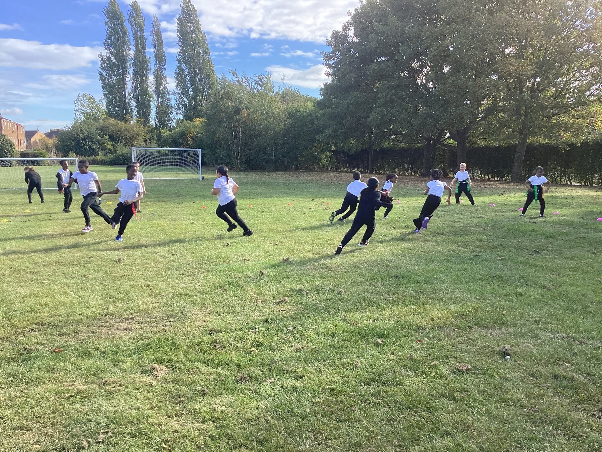 Image of Year 4 Develop Tag Rugby Skills at St Cuthbert's Catholic Primary School