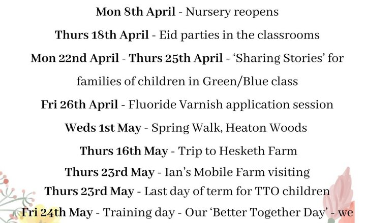 Image of What's happening  - dates for your diary 