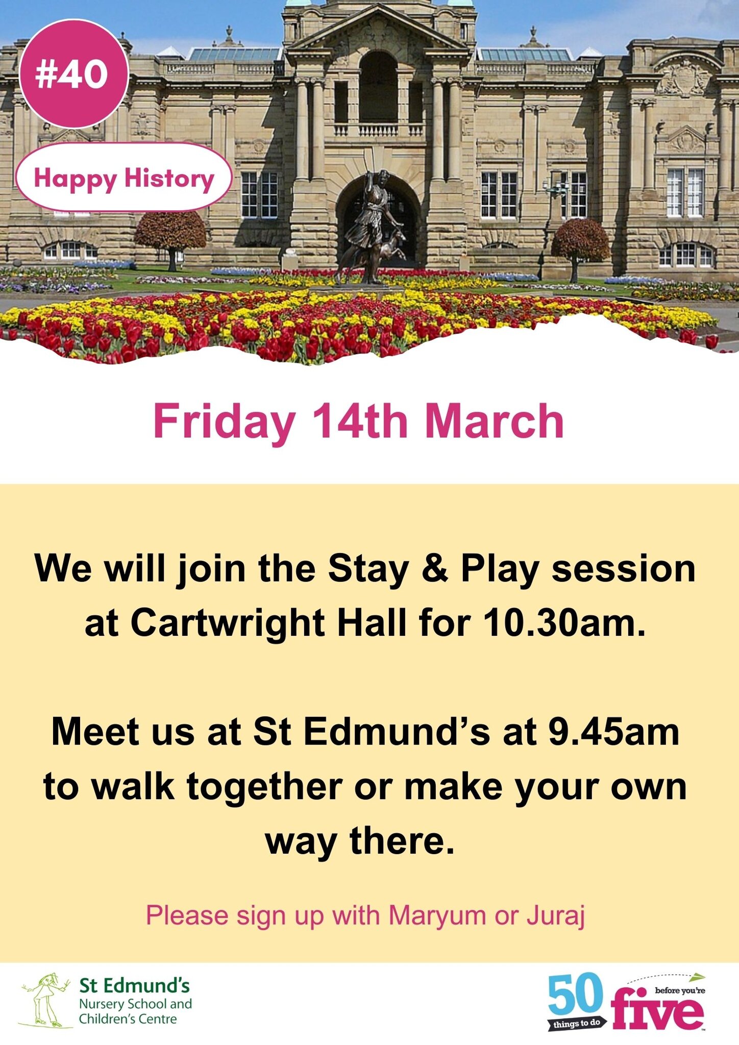 Image of #40 Happy History  We will join the Stay & Play session at Cartwright Hall 