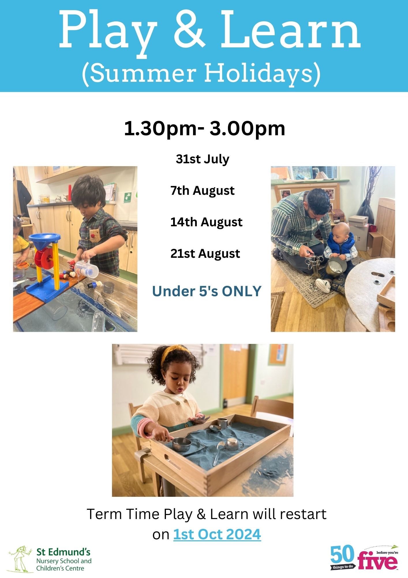 Image of Summer Holidays Play & Learn 