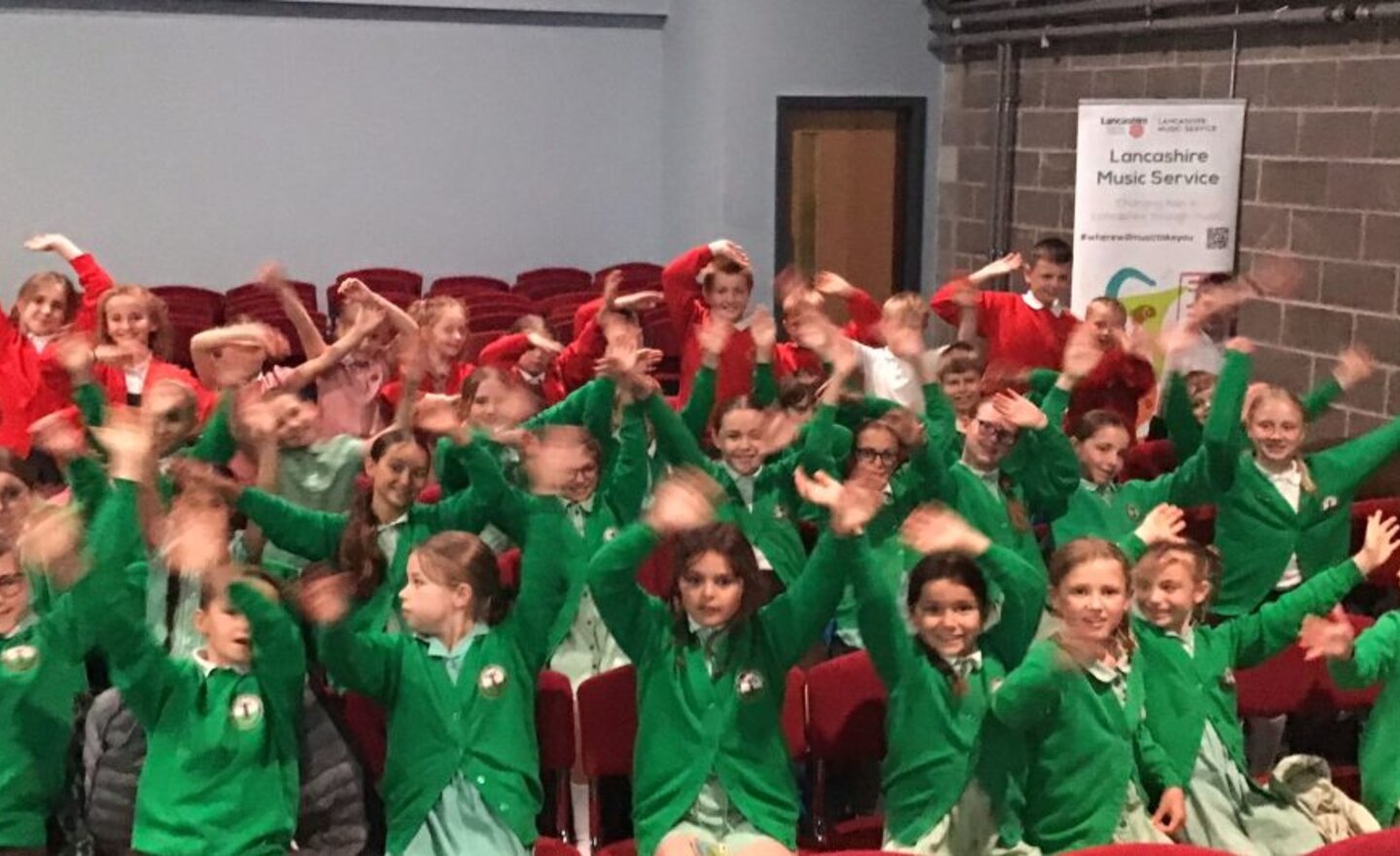 Image of Both schools side by side…bringing the sunshine!