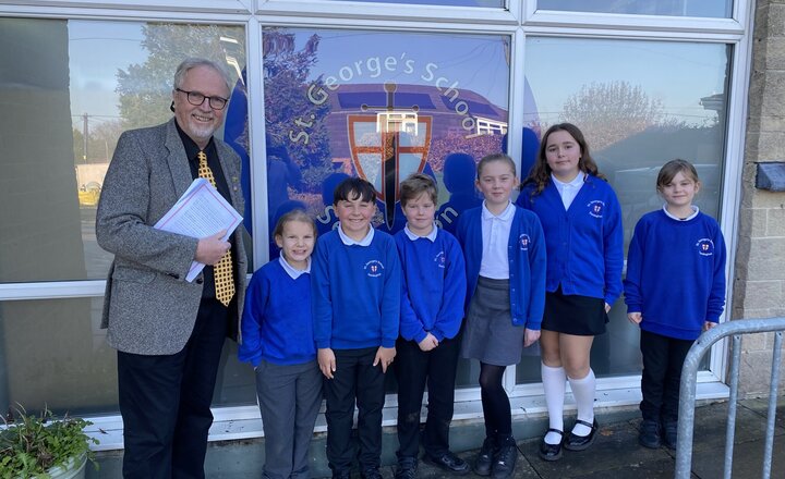 Image of St George's takes part in UK Parliament Week 2025