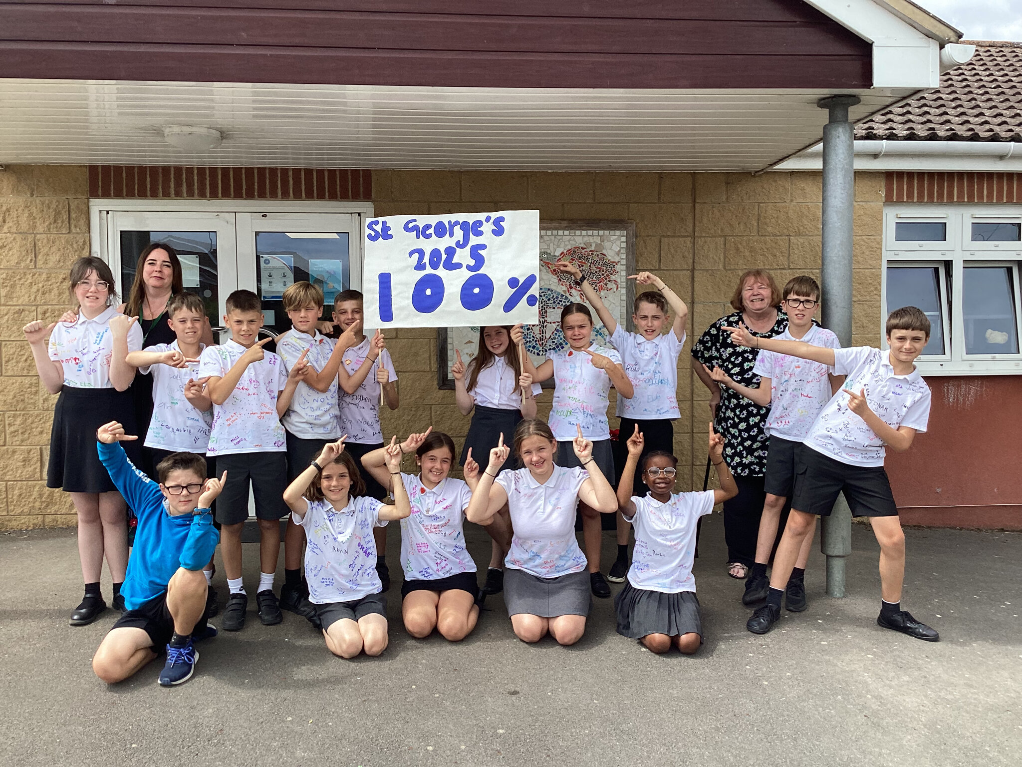 Image of St George's achieves a pass rate of 100% in Reading, Writing and Maths