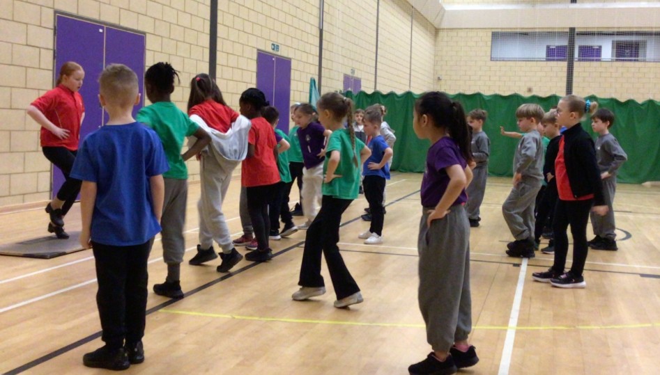 Image of Dancing Into the Day: Year 2 Shine at the Sports Partnership Event