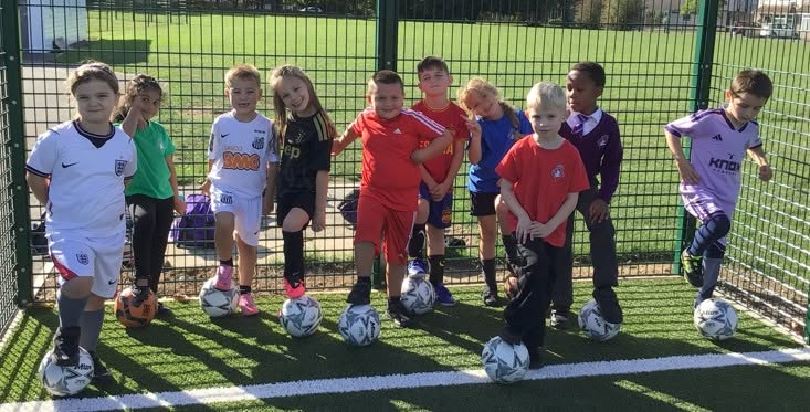 Image of Year 2 Pupils Develop Football Skills and Teamwork