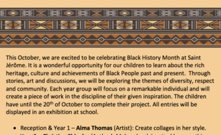 Image of Celebrating Black History Month at Saint Jérôme!