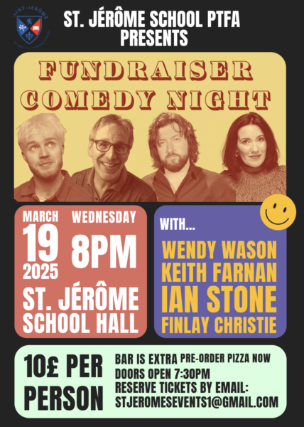 Image of Comedy Night – Wednesday 19th March 2025 8pm
