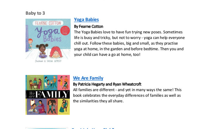 Image of Reading and Children’s Mental Health Week