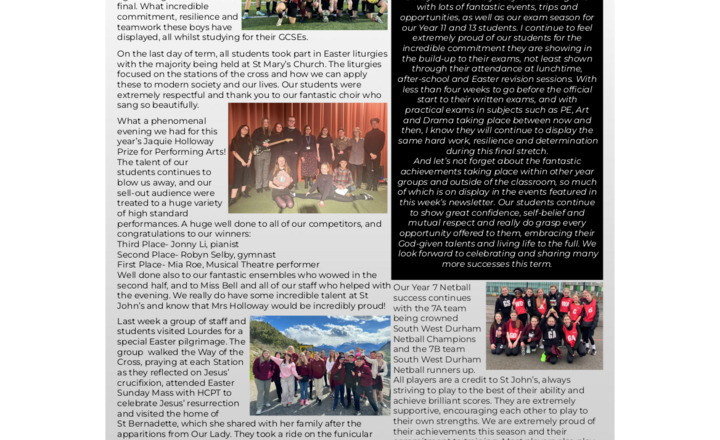 Image of St John's Weekly News - 15 April 2024