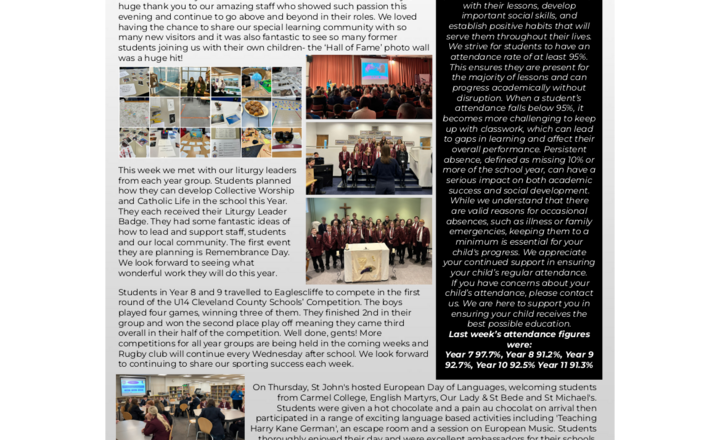 Image of St John's Weekly News - 30 September 2024