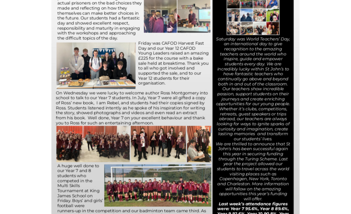 Image of St John's Weekly News - 7 October 2024