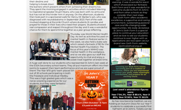 Image of St John's Weekly News - 14 October 2024