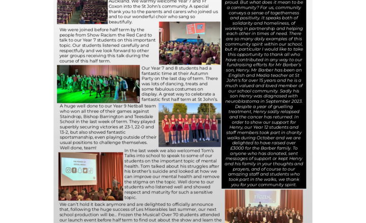 Image of St John's Weekly News - 4 November 2024