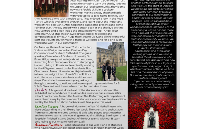 Image of St John's Weekly News - 11 November 2024