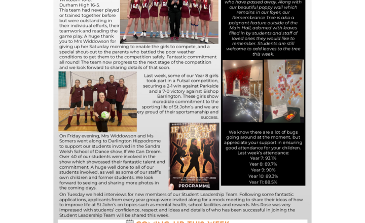 Image of St John's Weekly News - 25 November 2024