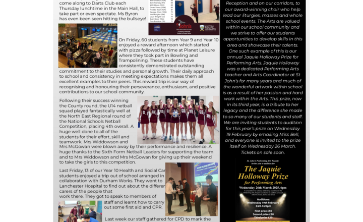 Image of St John's Weekly News - 10 February 2025
