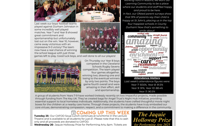 Image of St John's Weekly News - 24 March 2025