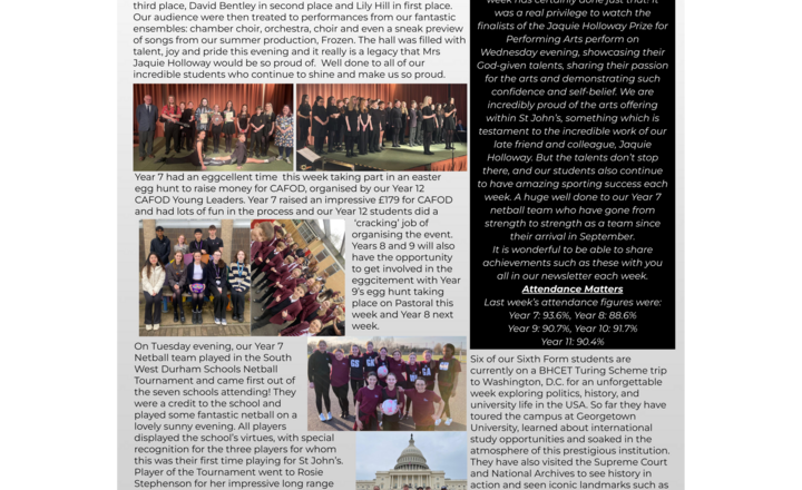 Image of St John's Weekly News - 31 March 2025